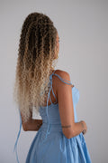 Coda #t2/27/613 Riccio afro con coulisse bionda degradè