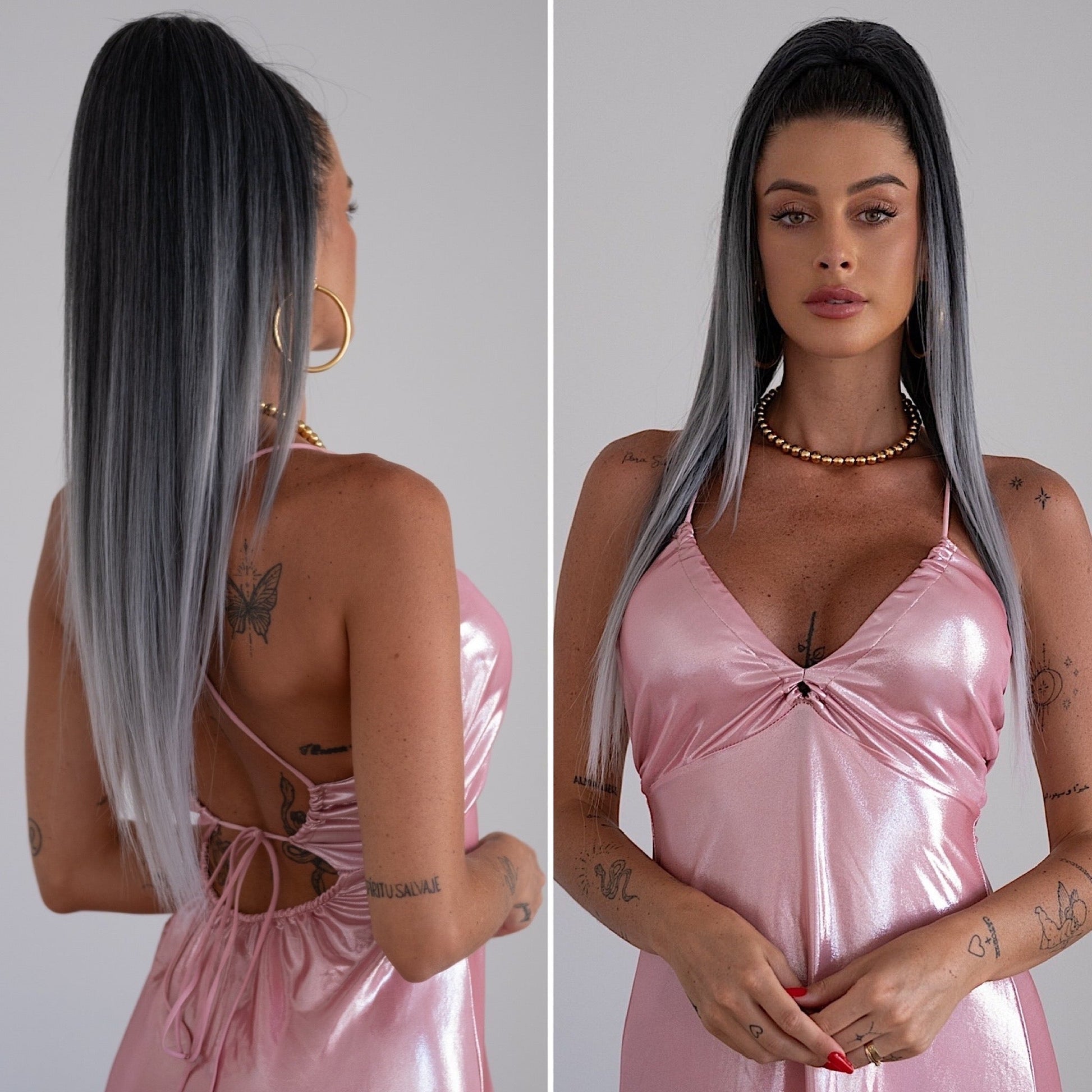 Coda 70cm liscia con Coulisse vari colori