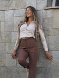 Camicia basic beige