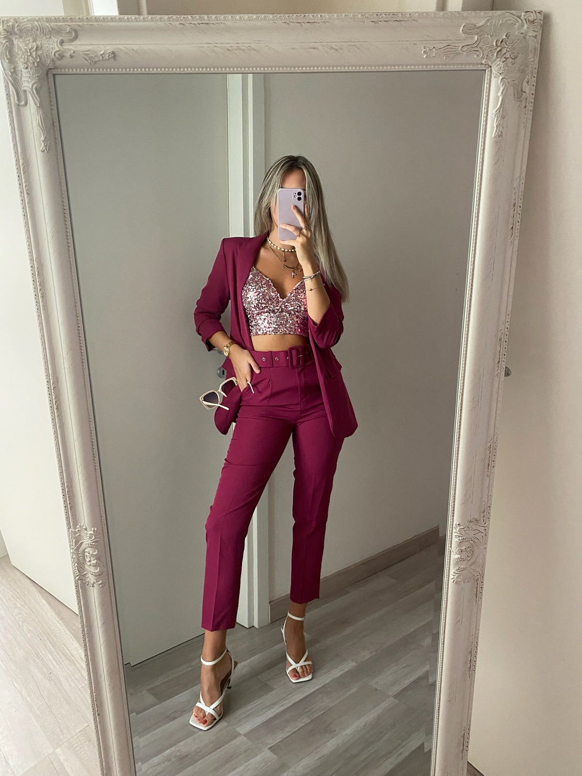 Completo giacca e pantalone Peonia