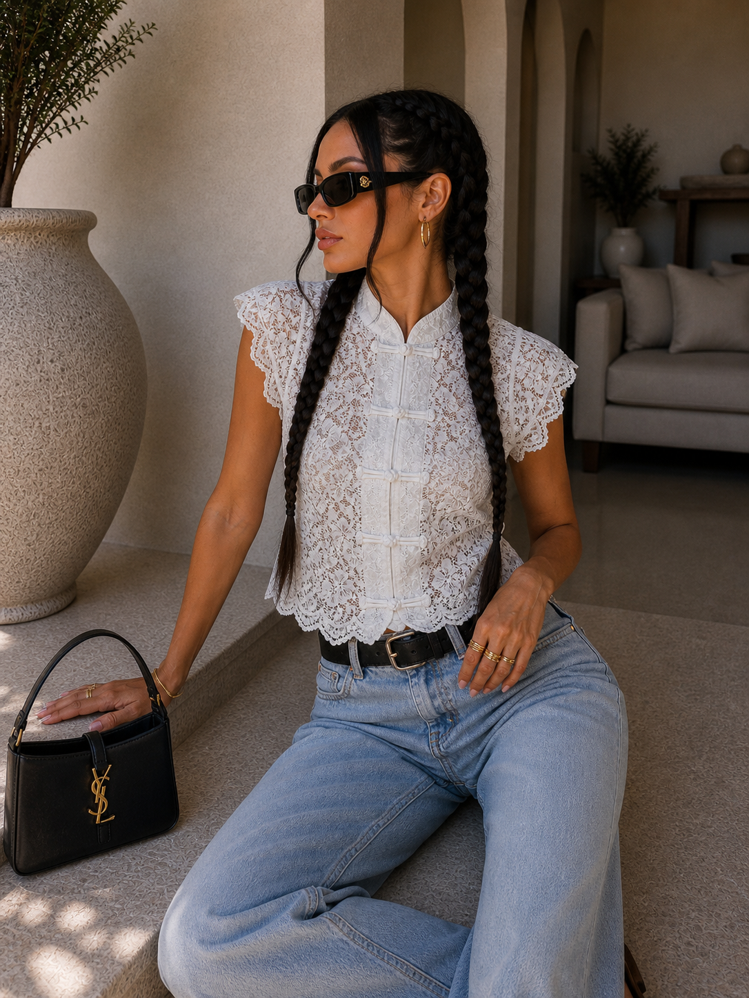 Blusa Pizzo Orientale