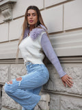 Jeans chiaro con strappi