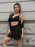 Completo tre pezzi nero