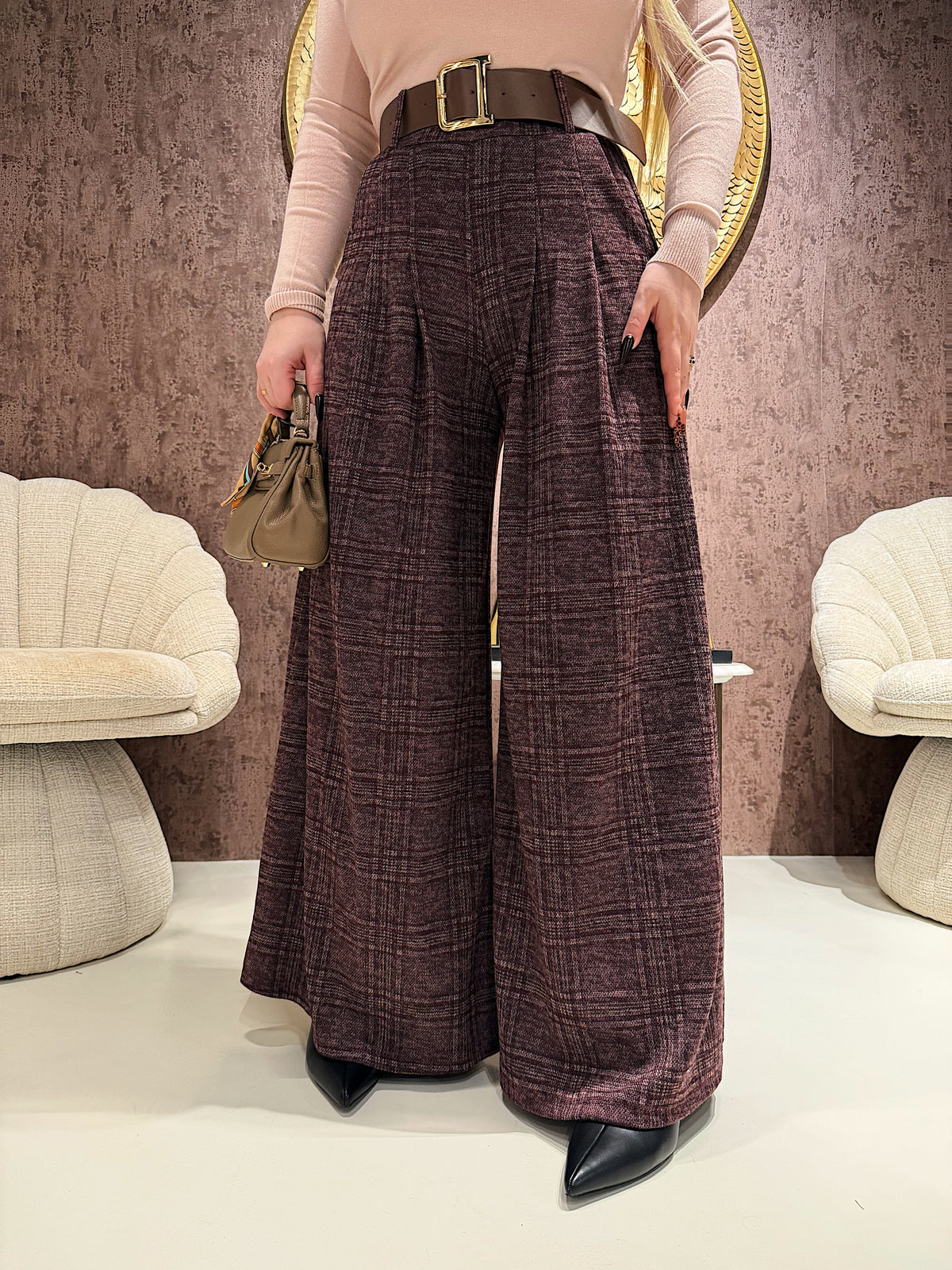 Pantalone Cambridge bordeaux