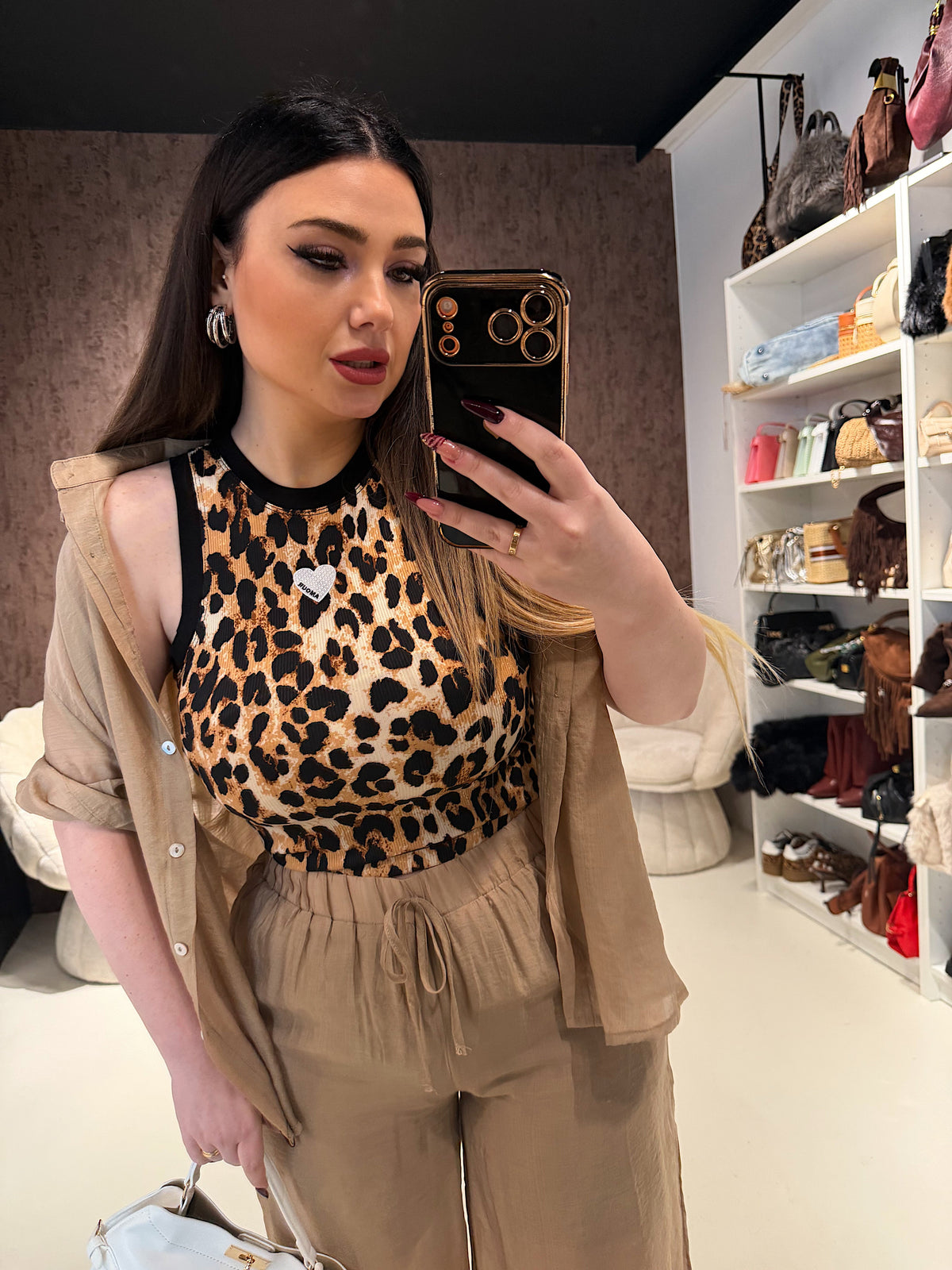 Canotta animalier