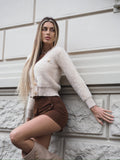 Cardigan morbidissimo beige