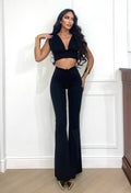Completo top e pantalone nero