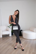 Vintage bag nero bianco