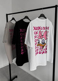 Set T-shirt xo xo nera e short