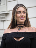 Collana con laccio e cuore