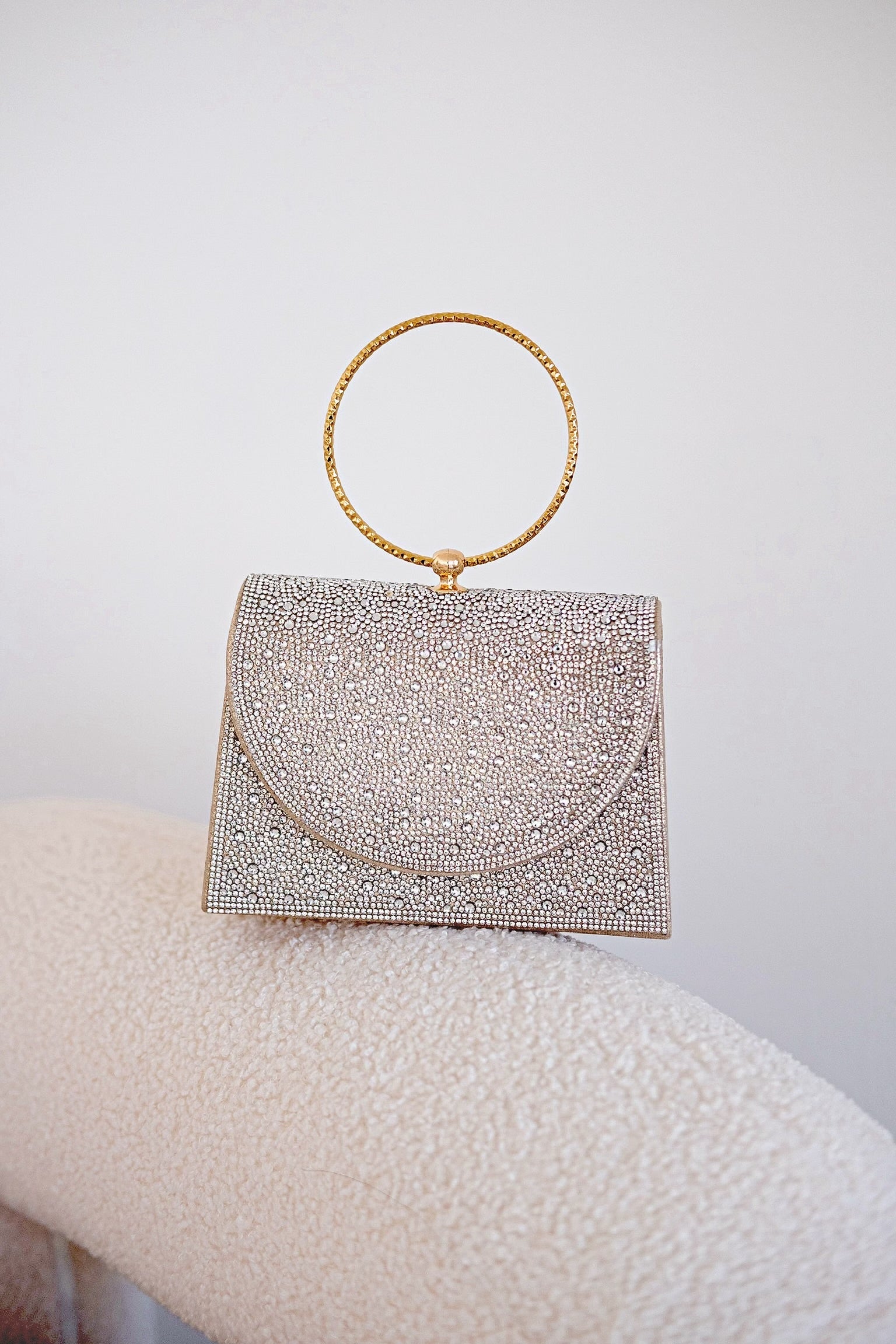 Borsa gioiello con strass