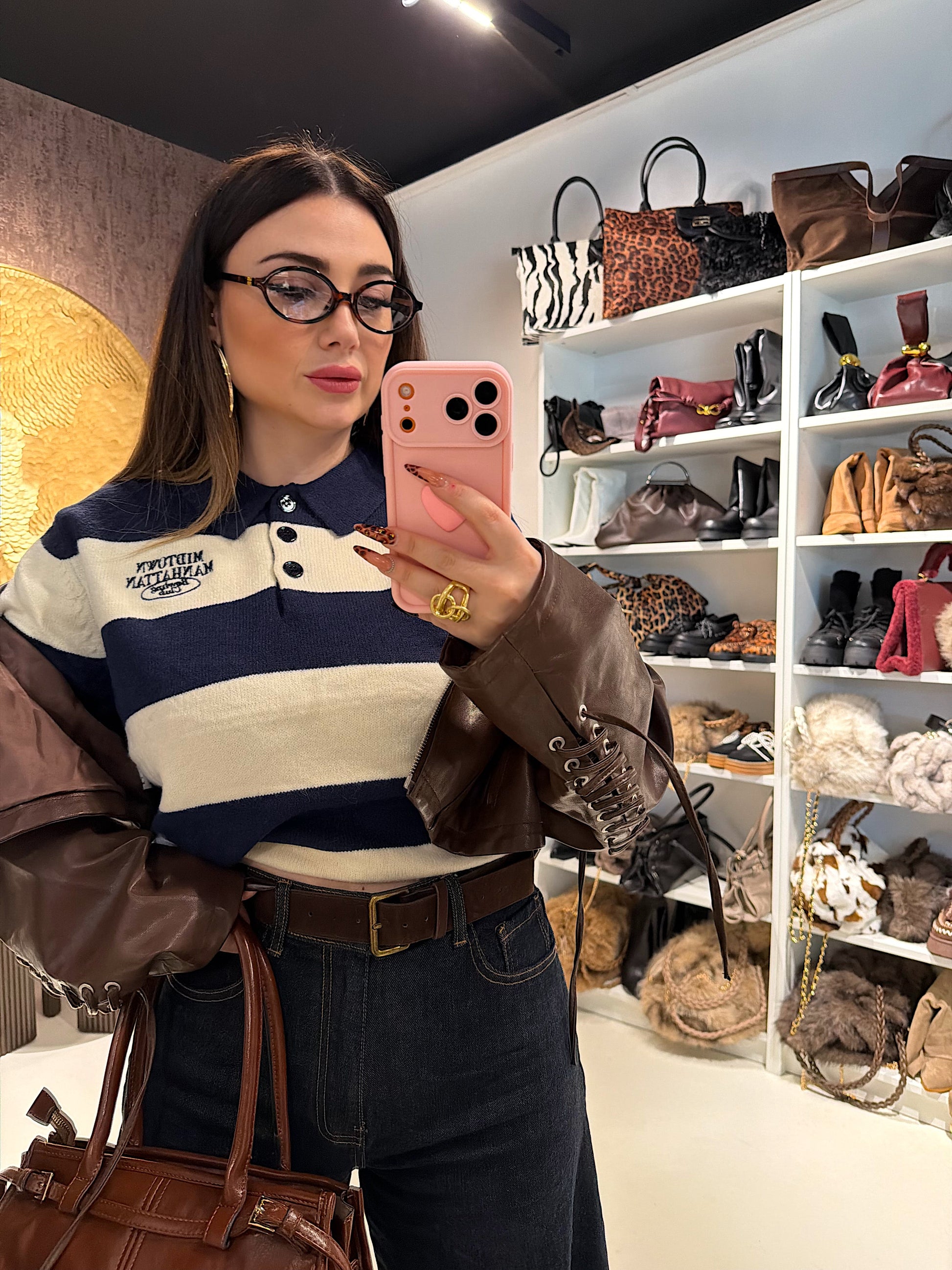 Maglione Manhattan a righe