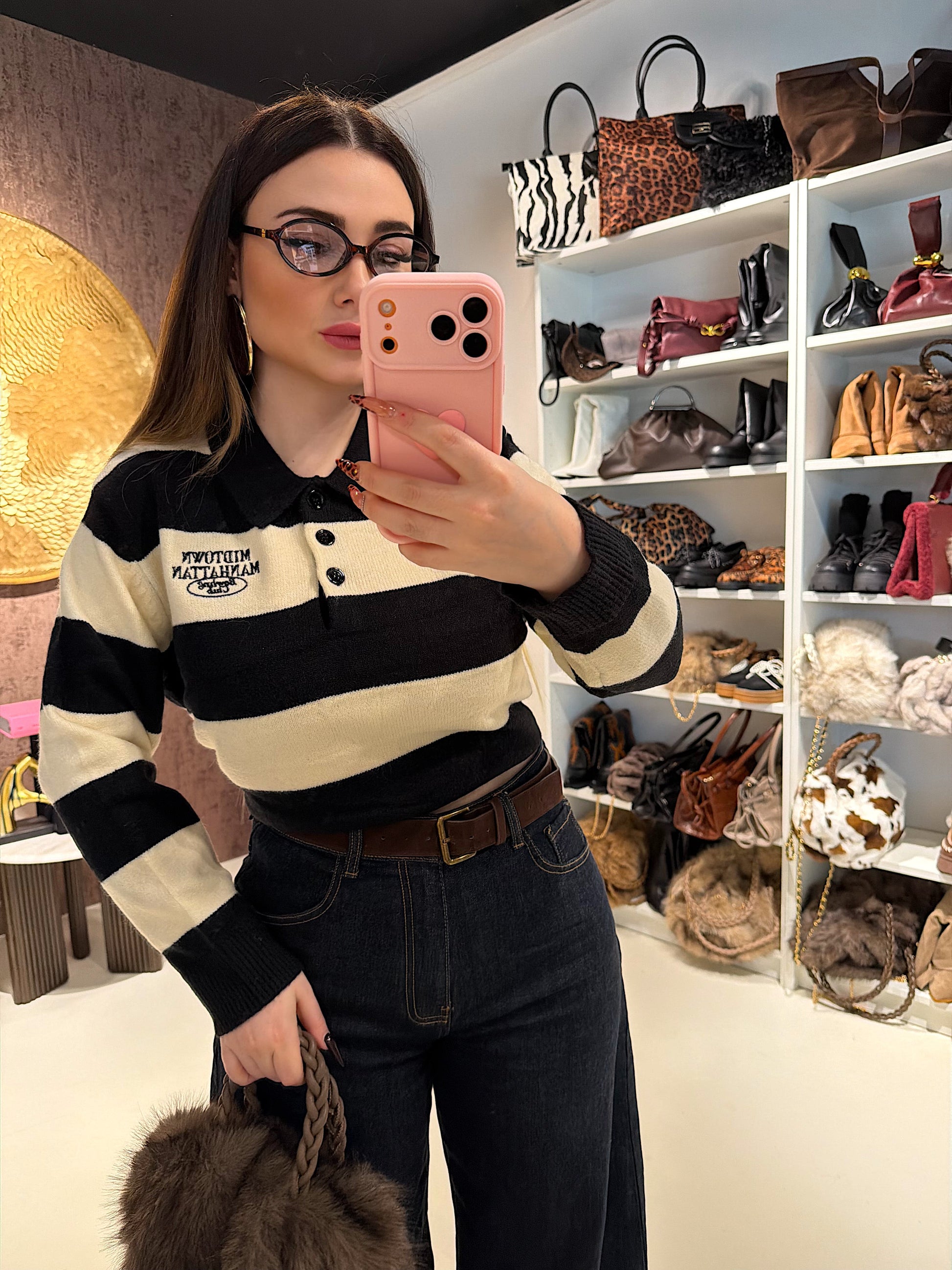 Maglione Manhattan a righe