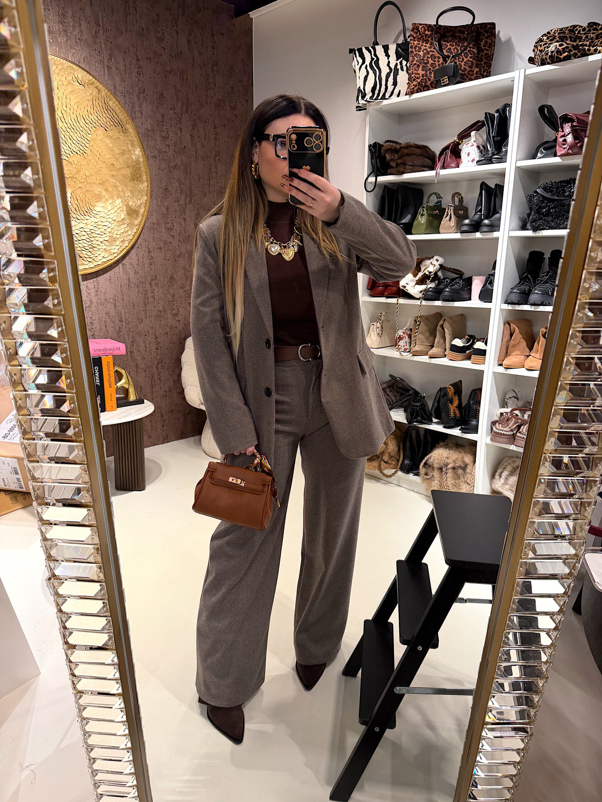 Blazer in tweed