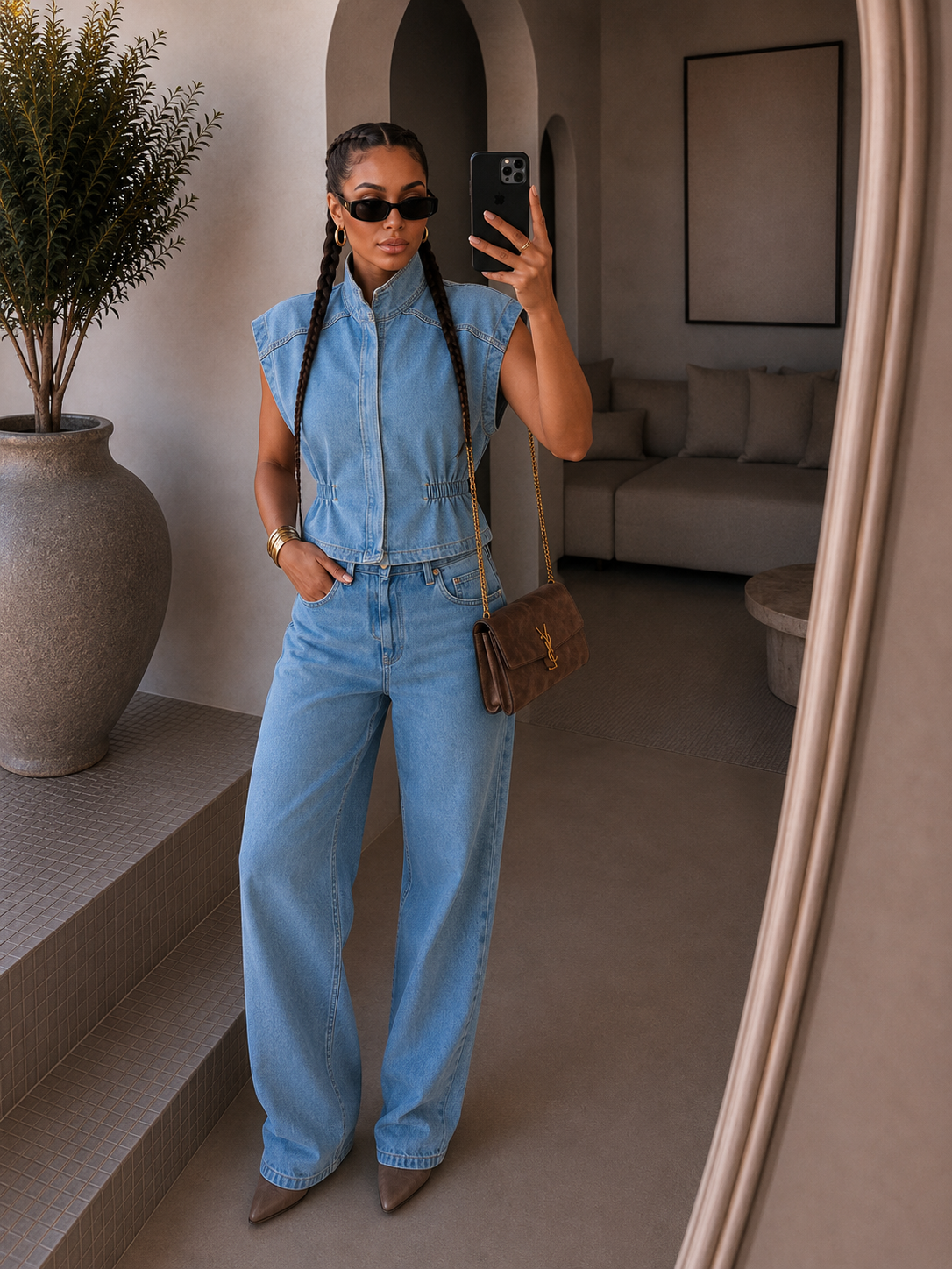 Completo Denim Urban Chic