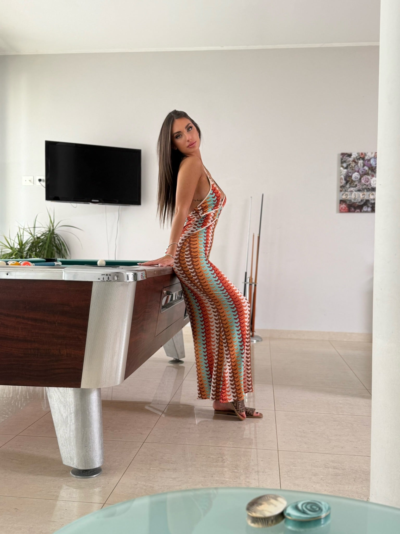 Abito tropic chic orange