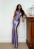Abito a sirena lilla