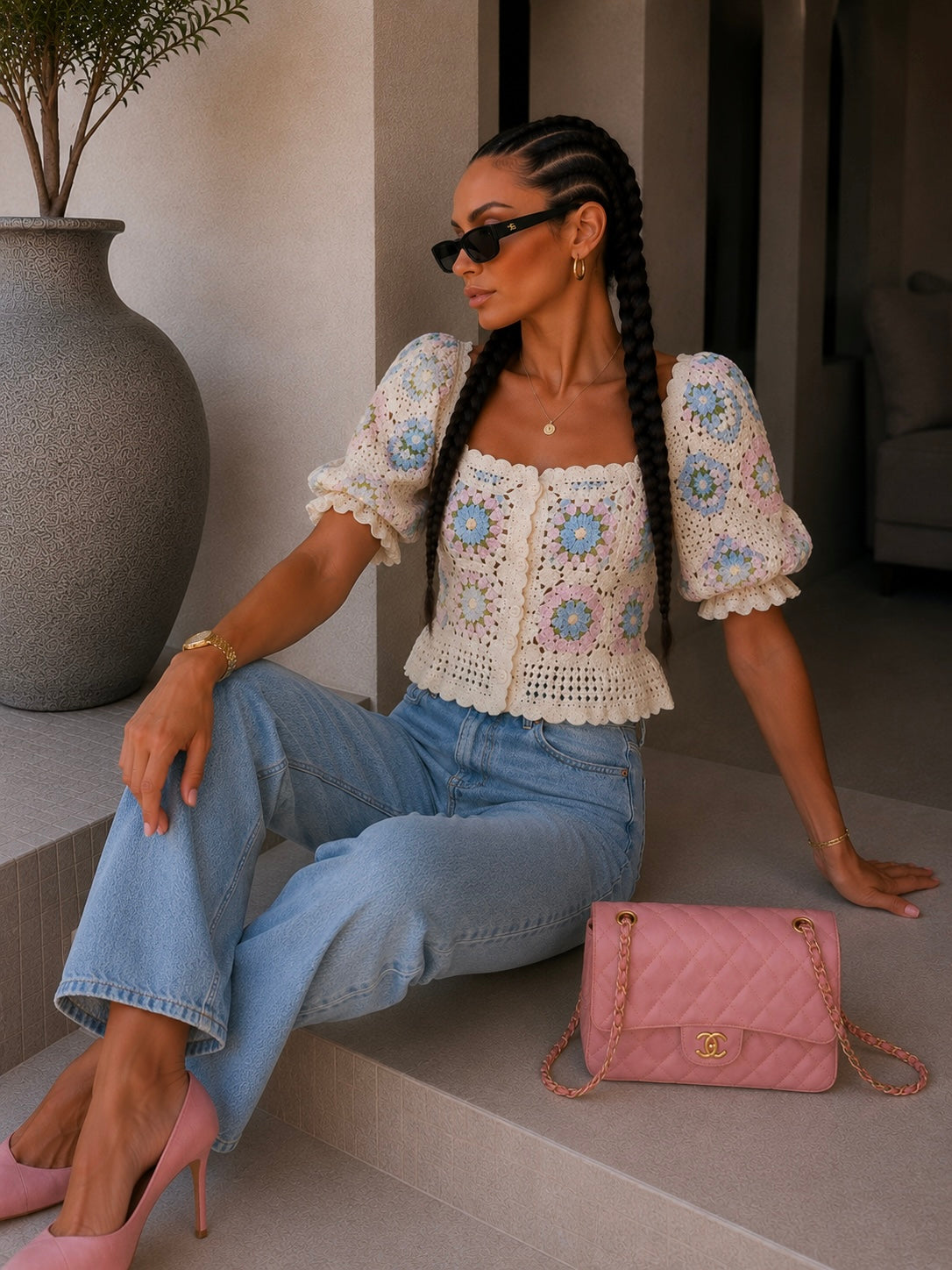 Top Capri Crochet