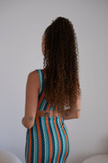 Coda #t2/30 Riccio afro con coulisse castano degradè