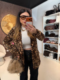 Giacca  animalier con fodera interna
