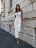 Body bianco in pizzo