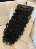7 fasce onde morbide con clip nero