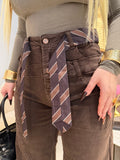 Jeans Oxford Tie con cintura