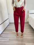 Completo giacca e pantalone bordeaux