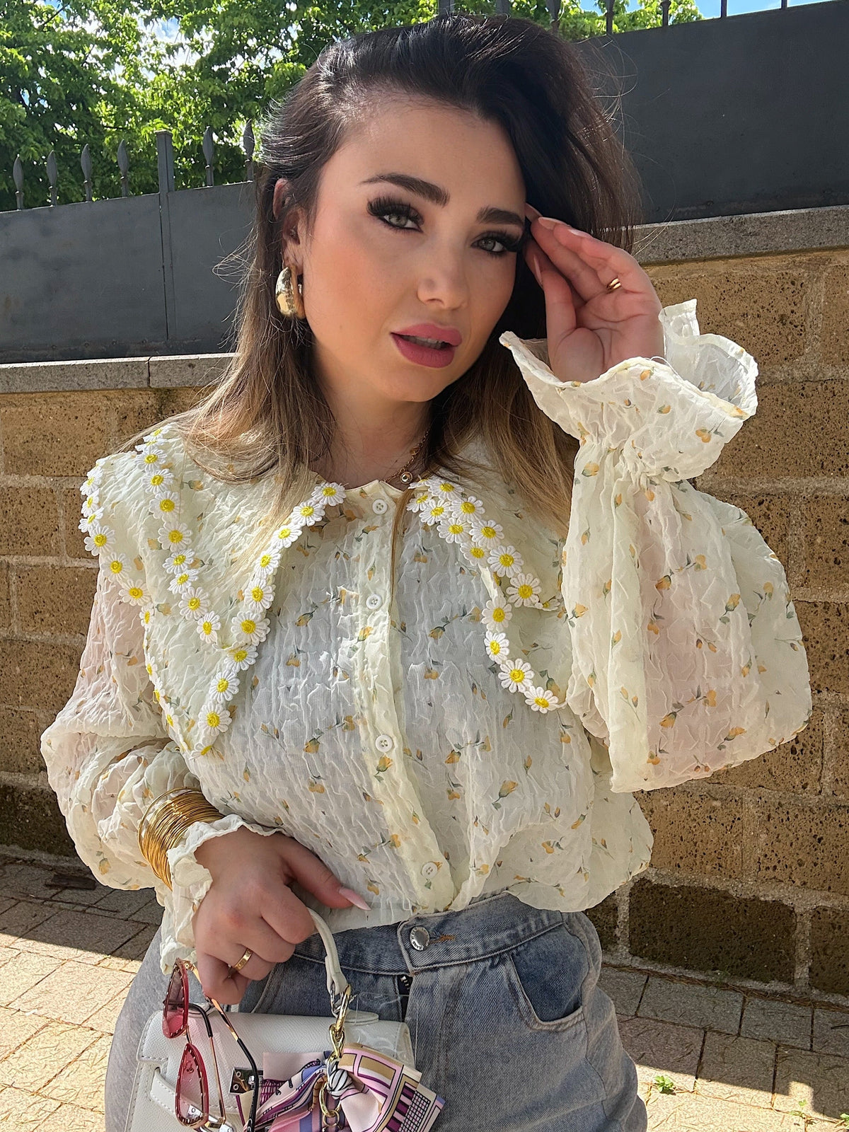 Camicia margherite