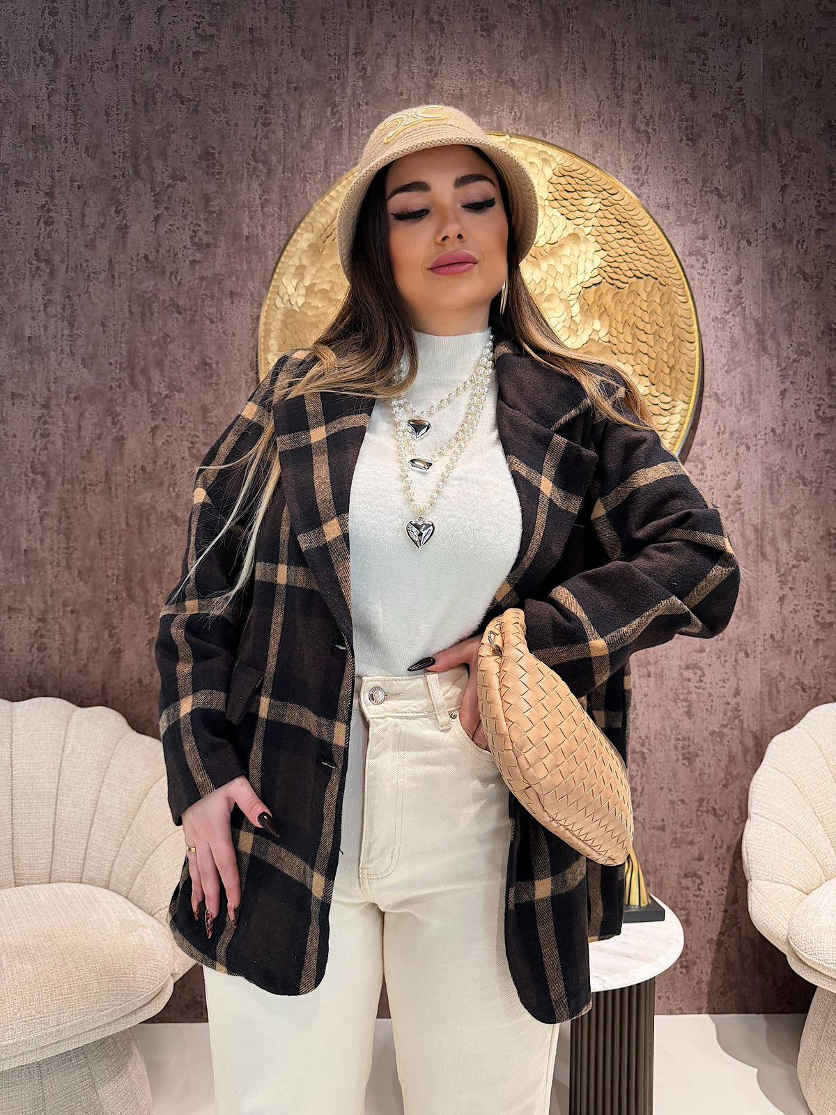 Giacca in tweed varie fantasie