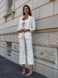 Completo giacca e pantalone burro