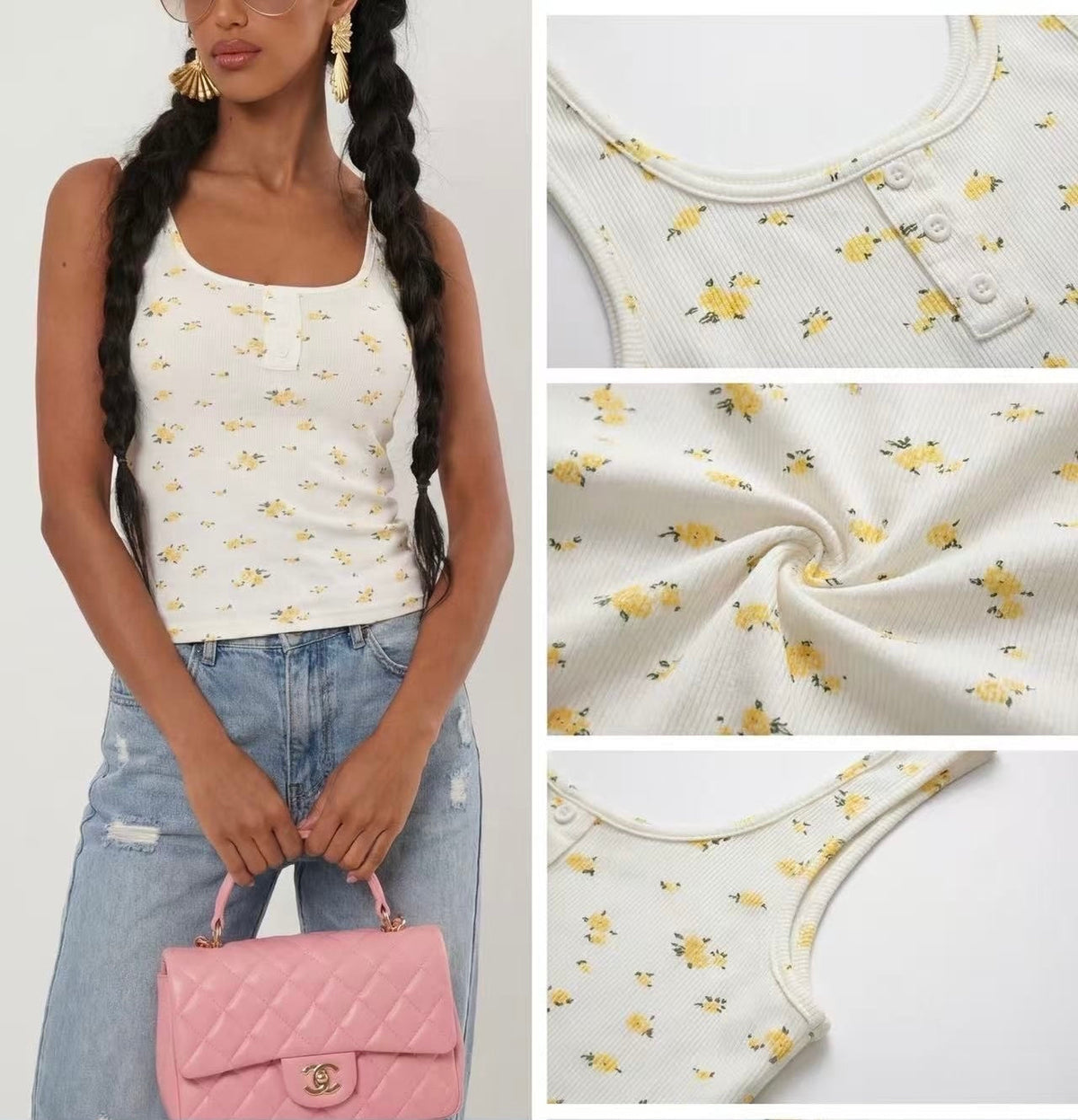 Canotta Daisy Chic