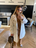 Giacca con bottoni panna