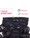 Extension 200GR 7 Clip Riccio Morbido vari colori