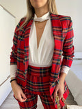 Completo giacca e pantalone scozzese