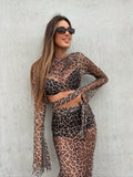 Set top e gonna in velo animalier