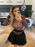Body animalier con V
