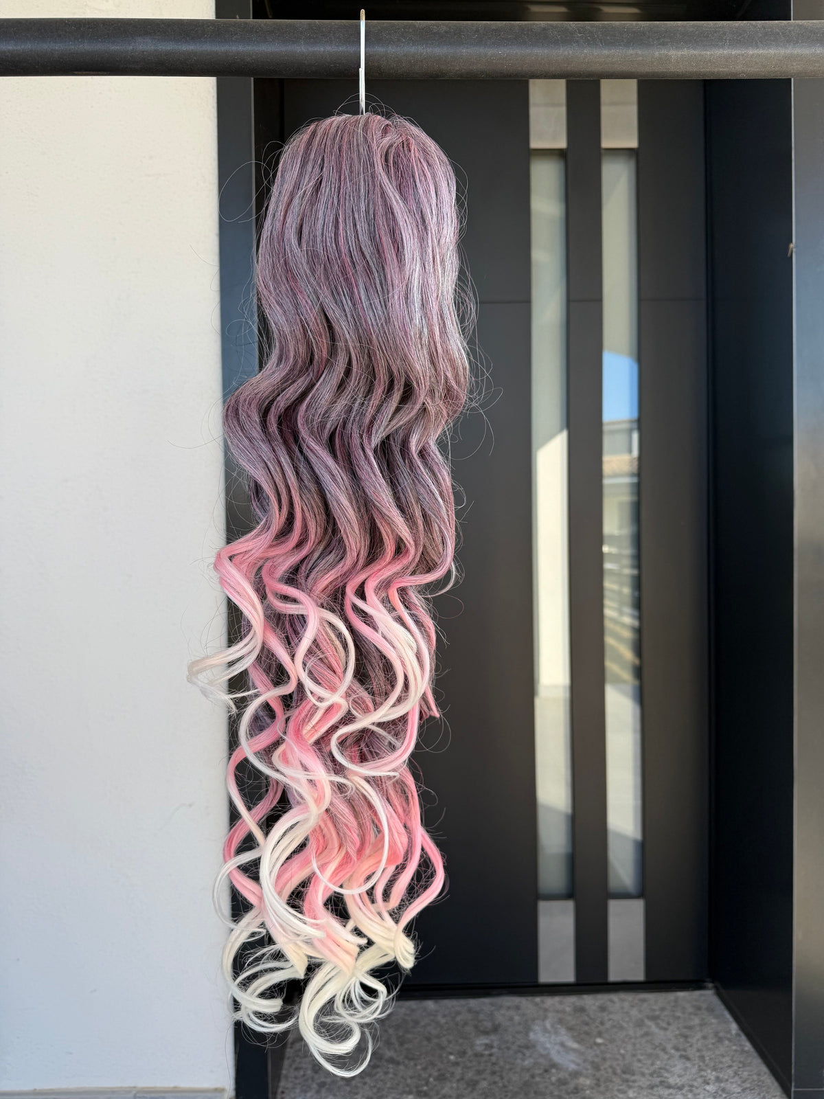 Coda 70cm Boccolosa con coulisse vari colori