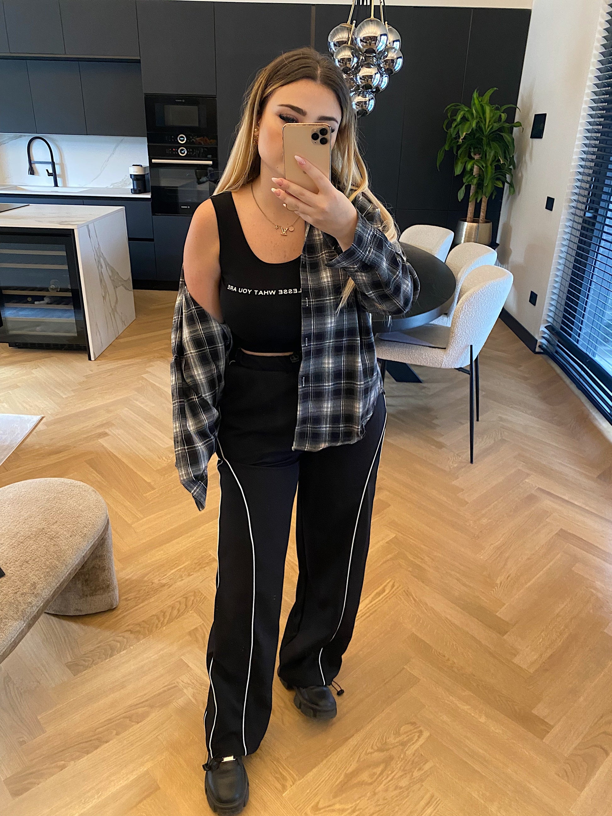 Camicia check più canotta