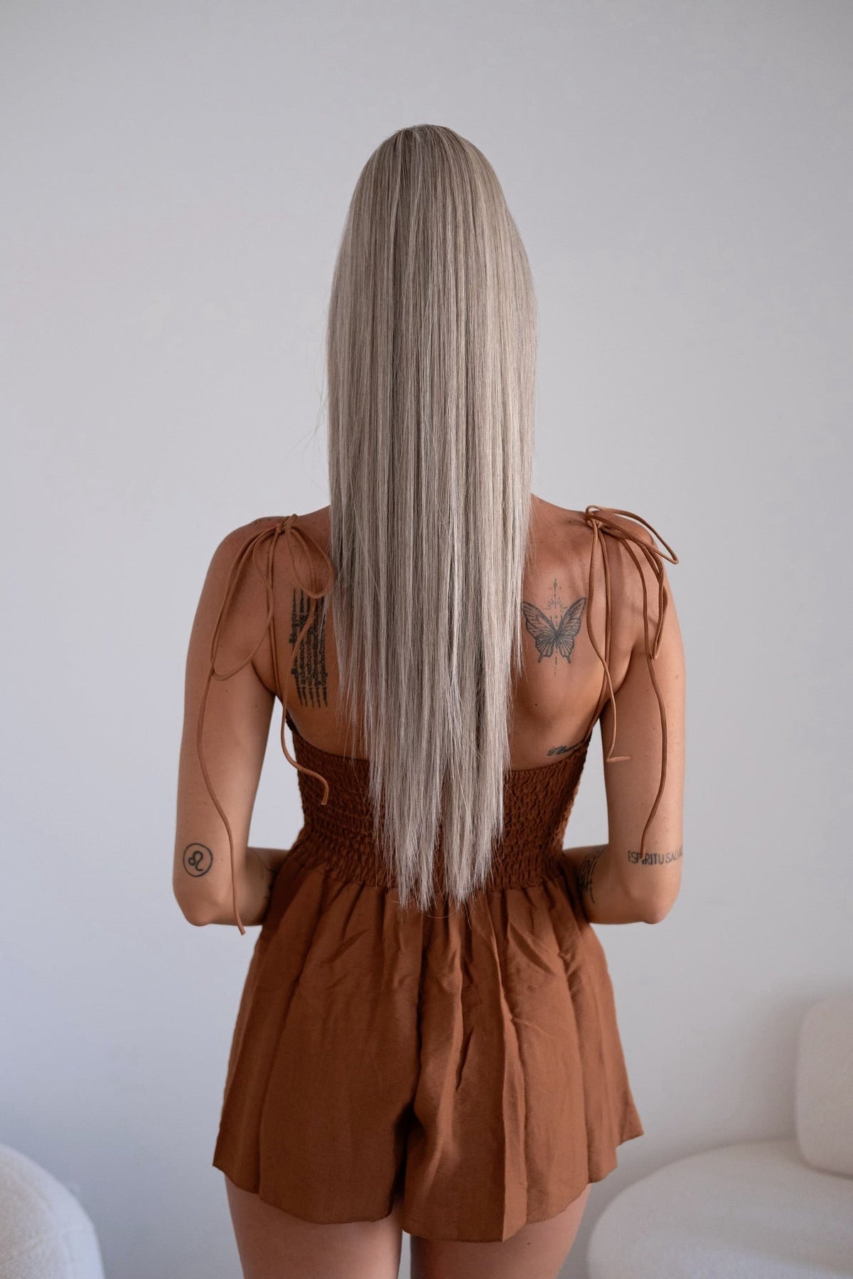 Coda liscia con Coulisse Baby Blonde