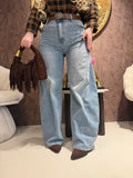 Jeans Vintage con Cintura western