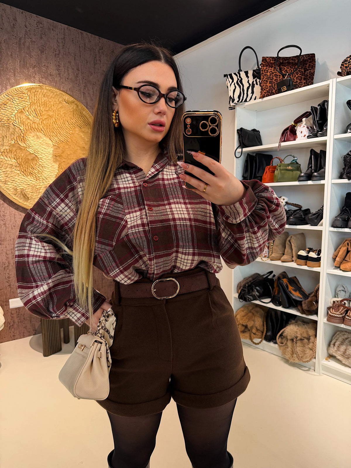 Camicia a quadri