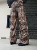 Pantalone maculato con paillettes
