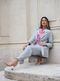 Completo gessato grigio