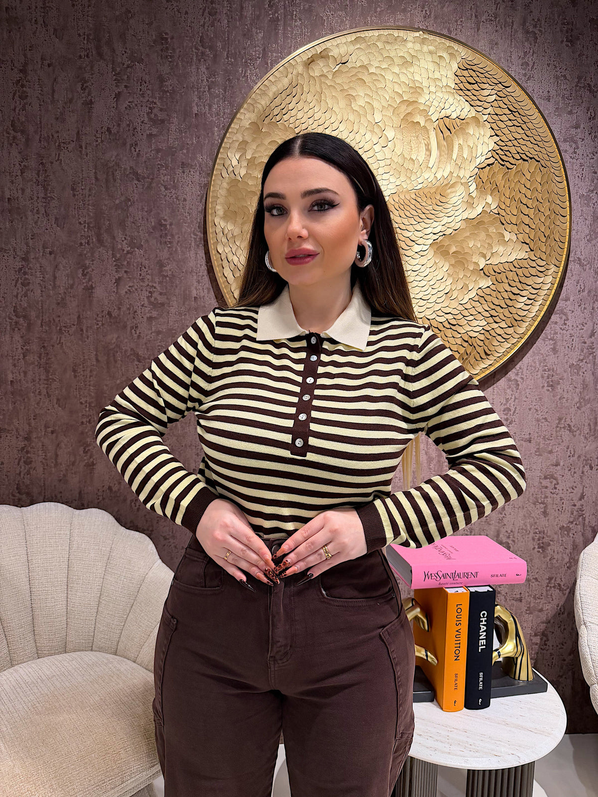 Maglioncino Chloé a righe