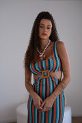 Coda #t2/30 Riccio afro con coulisse castano degradè