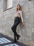 Camicia metal gold