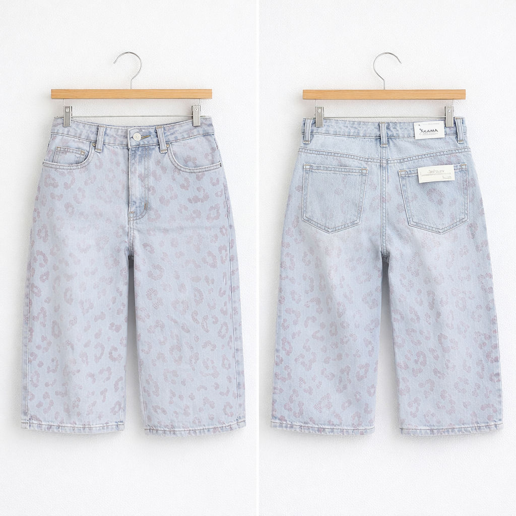 Short Leopard Soft Pink