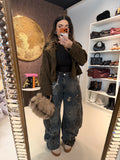 Jeans Ballon con Catenina