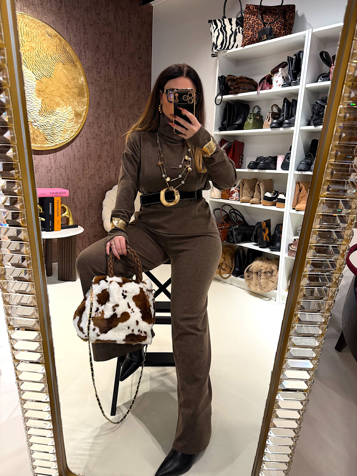 Completo comfy collo alto